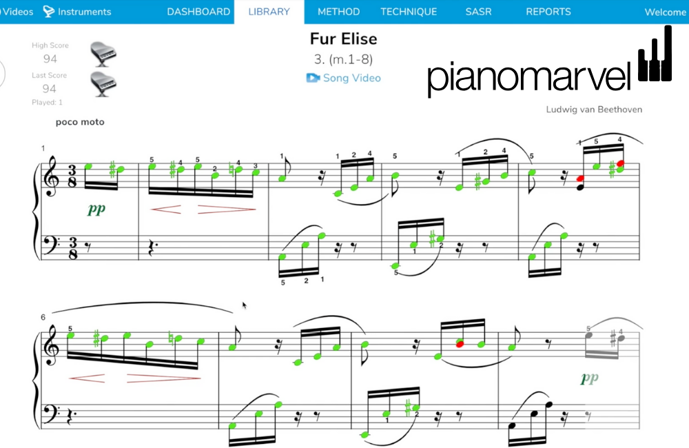 Piano Marvel Online Lessons