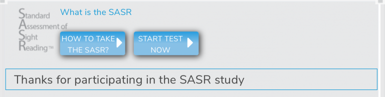 What is SASR in Piano Marvel