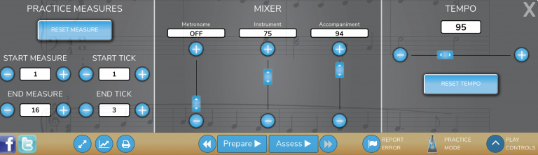 Setting Tempo In Piano Marvel