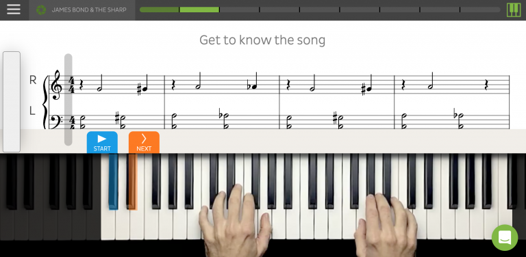 Learn the piano with Skoove