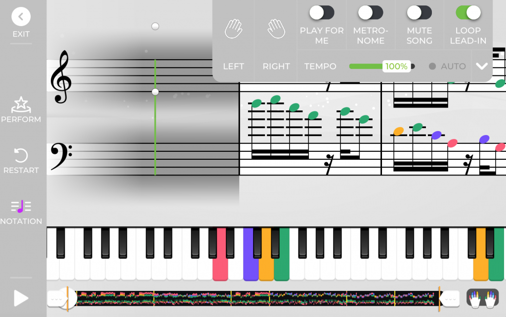 Yousician practice mode