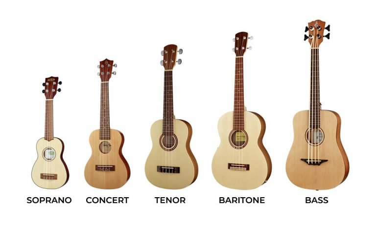 5 types of ukulele