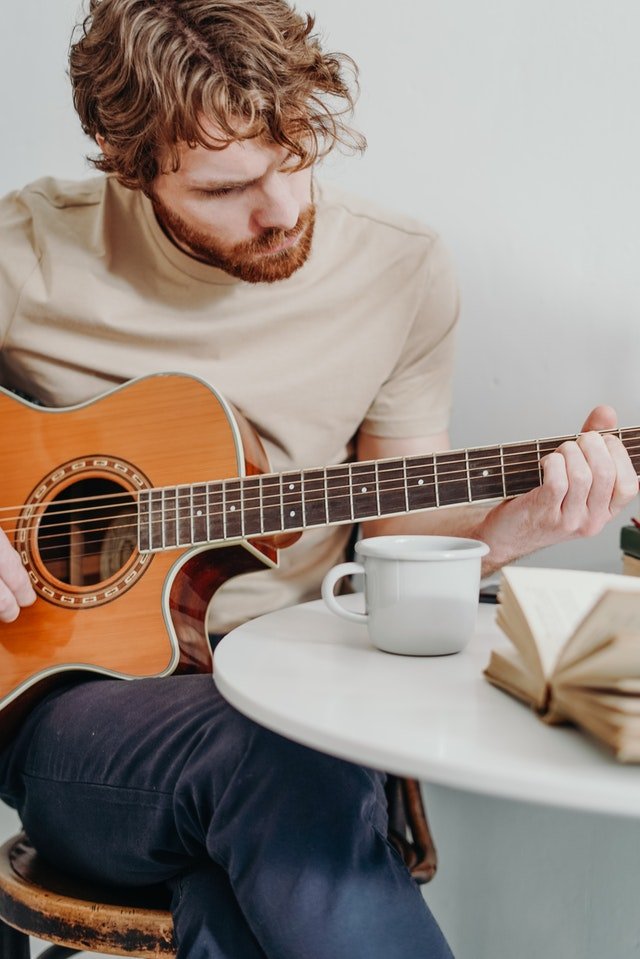 Motivated guitarist